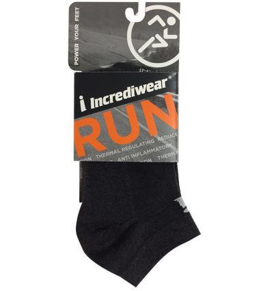 Incrediwear® Run Socks (SKARPETKI DO BIEGANIA / ZA KOSTKĘ / CZARNE)