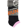 Incrediwear® Run Socks (SKARPETKI DO BIEGANIA / ZA KOSTKĘ / CZARNO-RÓŻ.)