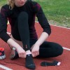 Incrediwear® Run Socks (SKARPETKI DO BIEGANIA / ZA KOSTKĘ / CZARNO-RÓŻ.)