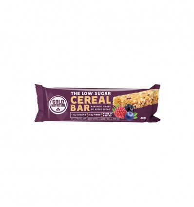 THE LOW SUGAR CEREAL BAR / owoce leśne